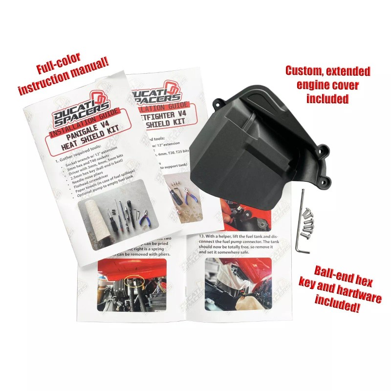 Ducati Spacers Ducati Streetfighter V4 Heat Shield Kit 2020+