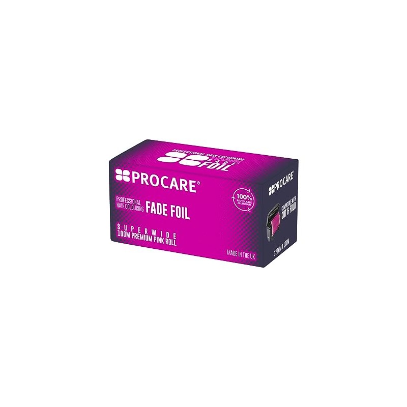 Procare Superwide Premium Aluminium Pink Foil 120mm x 100m