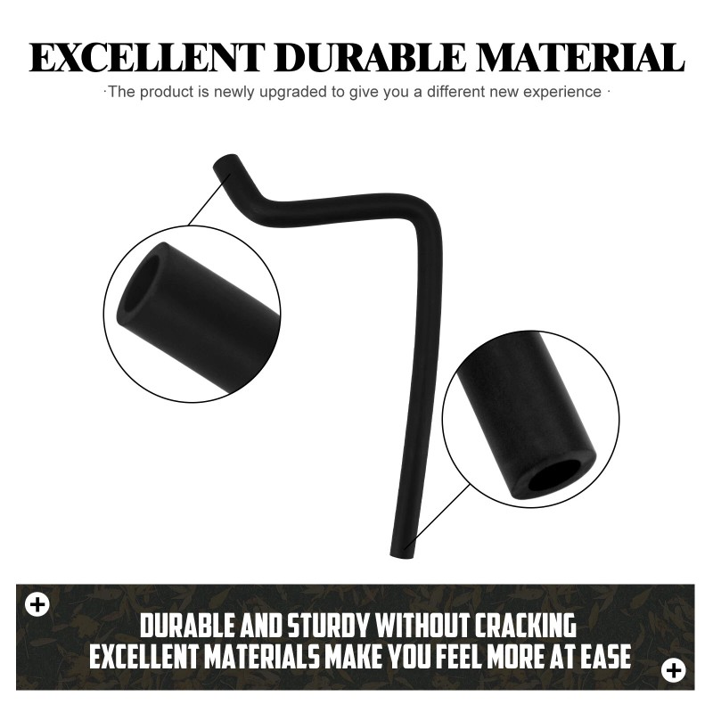 HDBUBALUS Black Tubo Scarico Oil Cooler Hose Line Fits For