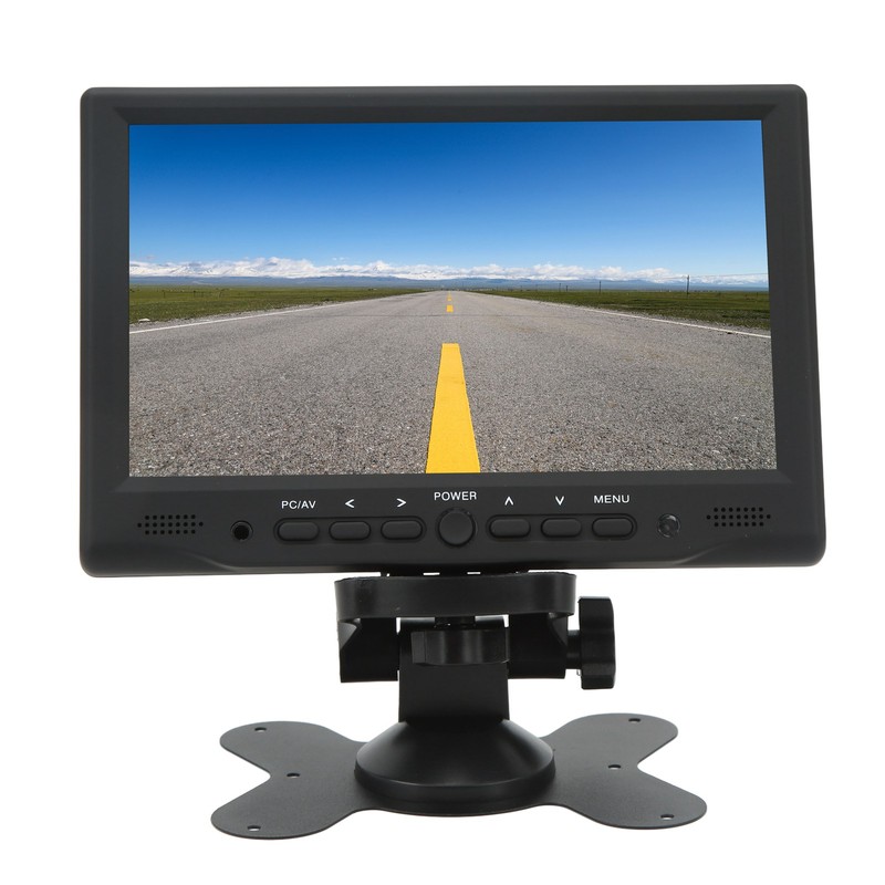 7in TFT LED Monitor VGA AV DC HD Multimedia Interface