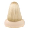 Huarisi 10 Inch Bonde Straight Human Hair Bob Wigs with