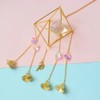 Yimofy Crystal Suncatcher Bell Wind Chime for Window Hanging Rhombus