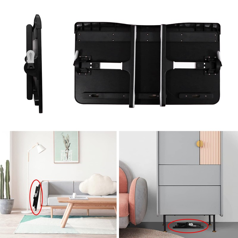 Laptop Bed Tray Desk with Adjustable Heights and Angles, Upgraded-Sturdy