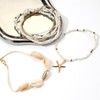 fxmimior 6 Pcs Boho Women Gold Shell Ankle Bracelets Summer