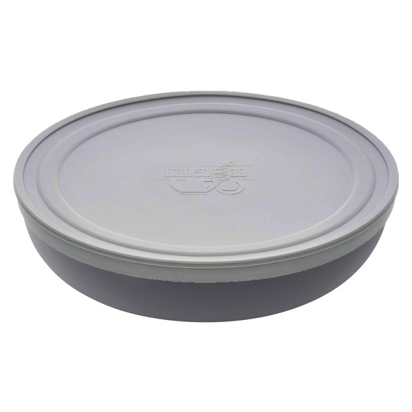 Magu Natur-Design Fruit Bowl Anthracite with Lid Diameter 26 cm