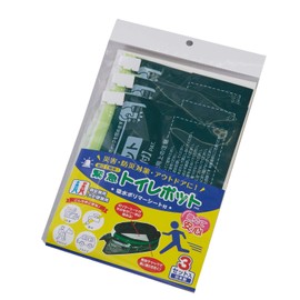 Y's Corporation Unisex Emergency Toilet Pot 3P, Approx. 15.0 x 5.9 x 4.7 inches (38 x 15 x 12 cm) (when set)