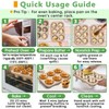 Kevenal Jumbo-Muffin-Pan - Nonstick 6-Cup Large Cupcake Pan, Heavy Duty