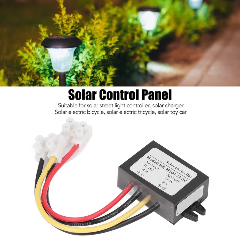 MPPT Solar Controller Protective Control Panel Switch Battery Charging Supplies
