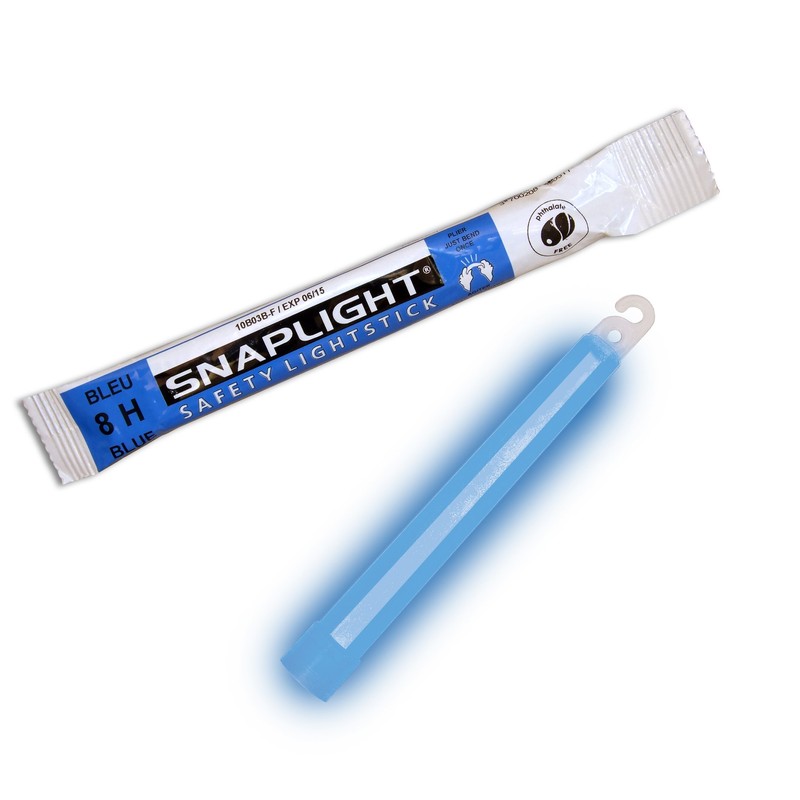 Cyalume SnapLight Blue Glow Sticks – 6 Inch Industrial Grade,