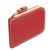 PORCO ROSSO / Thin Gusset Zip Coin Case [sokunou], red
