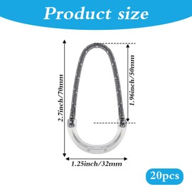 Glow in The Dark Zipper Pulls 20Pcs, Replacement Zipper Pulls, Self-Illuminated Zippers Extenders for Luggage, Backpacks, Jackets & Gear
