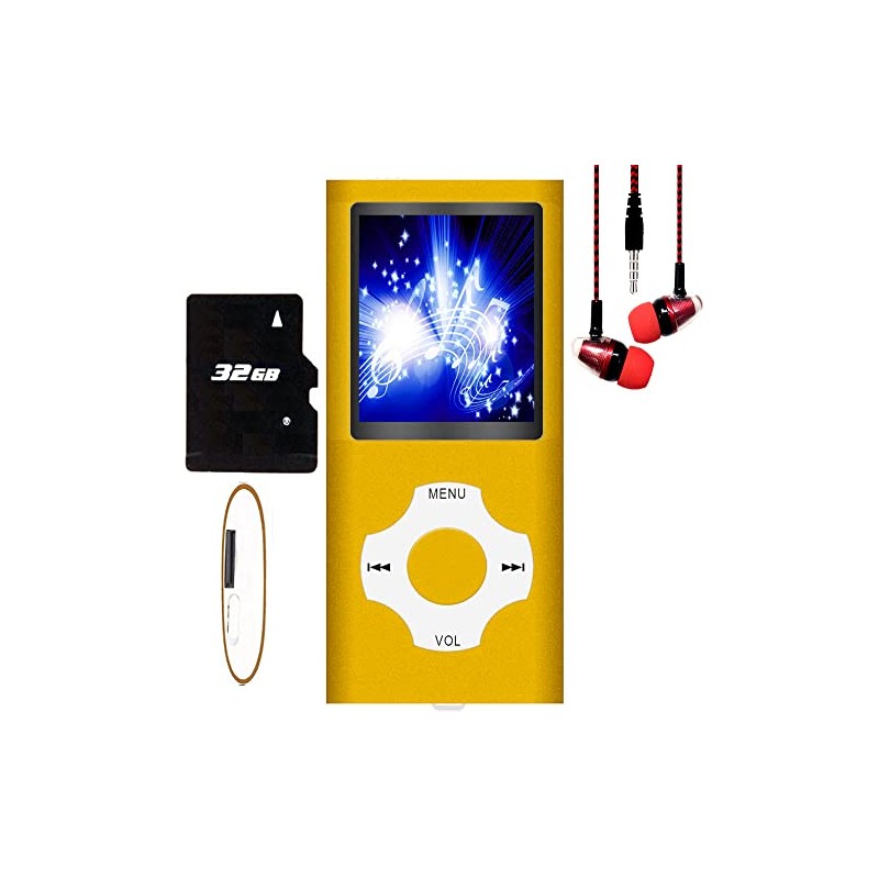 Hotechs Slim Design MP3 Player MP4 Player with 32GB Memory