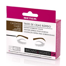 Beter - Long lasting eyebrow dye set, quick and easy to use, light brown, eyebrow make-up