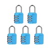 SISAV 3 Digit Combination Lock,Gym Padlock,Outdoor Padlock,Suitable for School Lockers,Tool