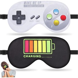 2 Pcs Sleep Eye Mask, Guys Blackout Sleeping Mask for Kids Adult Children's Travel Eye Mask Eye Cover Blindfold for Game - Colour: 2 Pcs Game Mask - Style 3