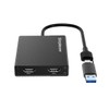 Simplecom DA369 USB 3.0 or USB-C to Dual 4K HDMI