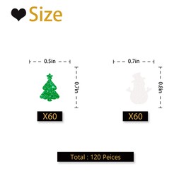 Christmas Tree Confetti, White Giltter Snowman Table Confetti, Merry Christmas Paper Confetti for Holiday, Snowman Cut Out Christmas Holiday/New Year Party Table Decoration