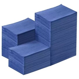 Borgatta Baberos Campos Dentales Desechables Quirúrgico Azul M 100pz