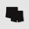 JAJU [JAJU] Women's Cotton Inner Pants 2 Pairs_Black