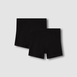 JAJU [JAJU] Women's Cotton Inner Pants 2 Pairs_Black
