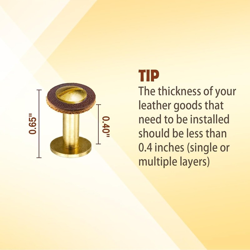 5043K Leather Suspender Lock Kit 4sets, Leather Tool Bag Tool