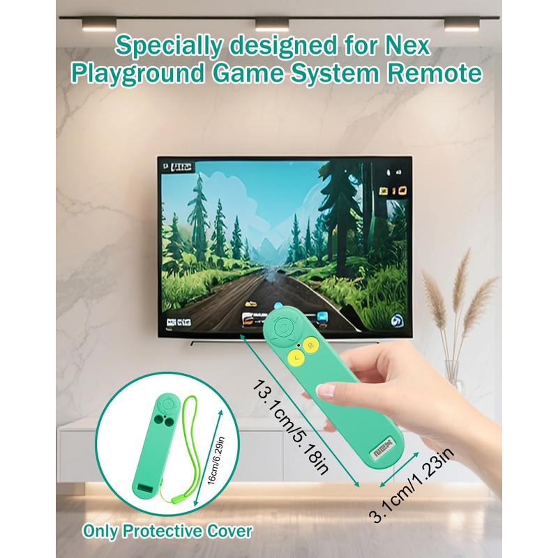 Silicone Remote Case Cover for Game System Remote - Anti-Slip