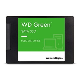 Western Digital 1TB WD Green Internal PC SSD Solid State Drive - SATA III 6 Gb/s, 2.5"/7mm, Up to 550 MB/s - WDS100T2G0A
