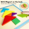Beestech Libro De Rompecabezas De Madera Tangram, Juegos De