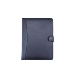 CestAntiQ,Leather Padfolio Legal Pad Portfolio Organizer,Handmade Executive Notebook Binder,Heavy Duty Full Grain Cow Hide Resume Interview Folio for Men Women,Note Book Folder, Black,13x10 inch