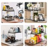 SUEH DESIGN Under Sink Organizer, 2 Tier Bathroom Cabinet Organizer
