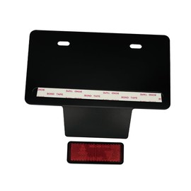 Cf Posh 201542 License Plate Holder for 2 Medium and Large Wheels Type 1 Black