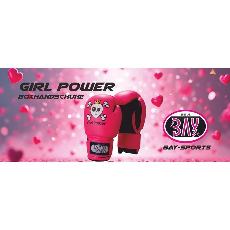 BAY® Girl Power Pink Posa Children's Boxing Gloves (10 oz)