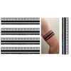 5 Blätter Temporäre Armband Tattoos Tribal Tattoo Maori Design Tattoos