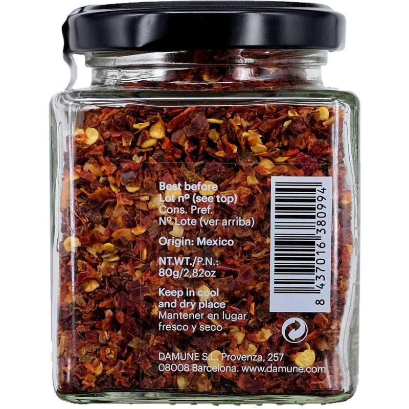DAMUNE Red Jalapeño Flakes - 80g