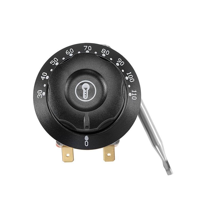 uxcell NC 250V 16A 30-110C Temperature Control Switch Capillary Thermostat