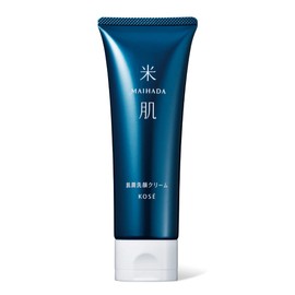 KOSE MAIHADA Rice Skin Cleansing Cream, Dense Foam, Facial Cleanser, Pores, Charcoal, 4.2 oz (120 g), Rice Power, Unscented, Colorless