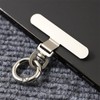PUTNPC 1Pcs Phone Tether Patch with 1 Metal Spring Rings
