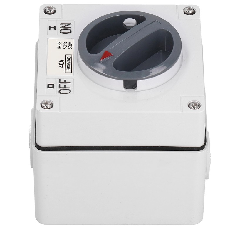 Outdoor Waterproof Switch Socket Dustproof Isolation Rotary OnOff Buttons Indicators