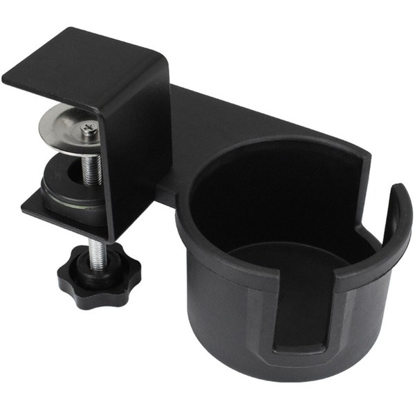 None Deskside Water Cup Holder Clip on Table Drinks for