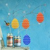 Operitacx 10pcs Wooden Easter Eggs for Crafts, Unfinished Egg Wood