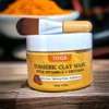 TURMERIC CLAY MASK with Vitamin C - Brush included &