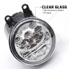 CHUSYYRAY Pair Fog Light Lamp Housing Assembly For 2010 2011-2014