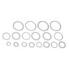 470Pcs Sealing Washer Aluminum Alloy Round Flat Washer Assortment Kit