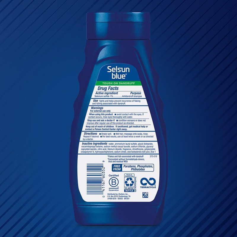 Selsun Blue Moisturizing Antidandruff Shampoo, Maximum Strength Scalp Treatment With