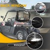 Chikia Hisun Strike 250 UTV Rear Windshield,Small UTV Back Window