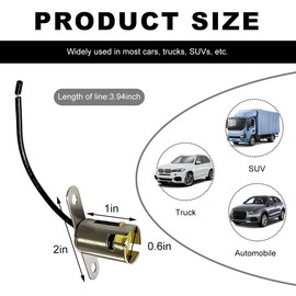 FSTURIOS 2PCS Car Bulb Socket, BA15S LED Bulb Light Lamp Holder with Wire Connector, 1156 LED Bulb Socket Adapter for Turn Signal Light Brake Light Tail Light, Car Accessories