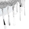Wedding Flower Girl Basket Silver Hand Flower Basket Romantic Rhinestone