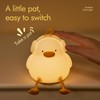 ATSUI Night Light for Kids, Squishy Duck Design, 3 Level
