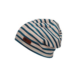 Sterntaler Boys' Slouch Beanie Striped Hat, natural