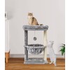 SYANDLVY Small Cat Tree for Indoor Cats, Activity Cat Tower